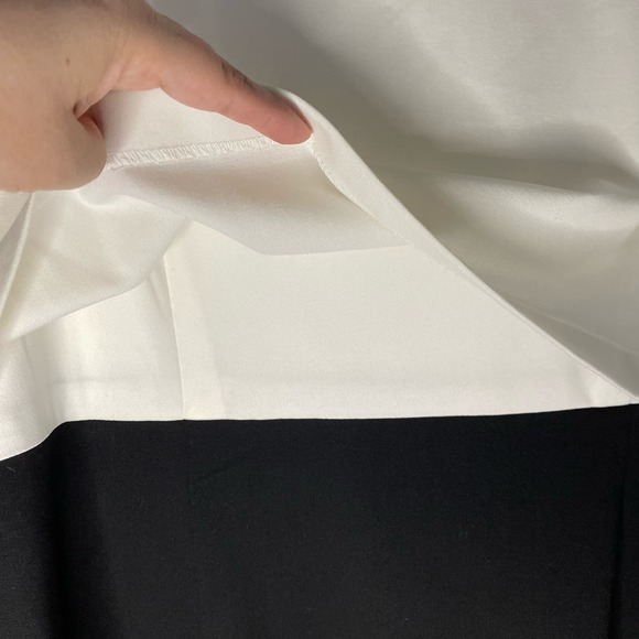 Ivanka Trump Ivory Top Black Sheath Dress size 12 NEW Sleeveless Career Business - Picture 9 of 13